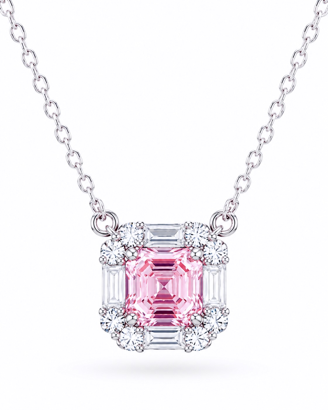 Blush Pink Rosalie Necklace